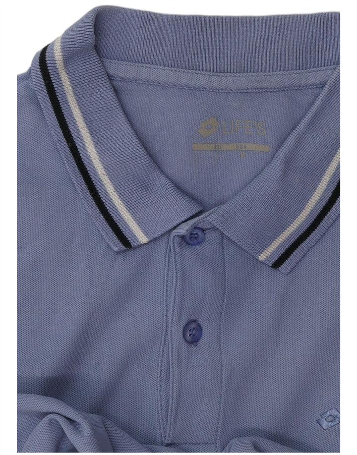 Tricou polo pentru bărbați Lotto, mare, albastru