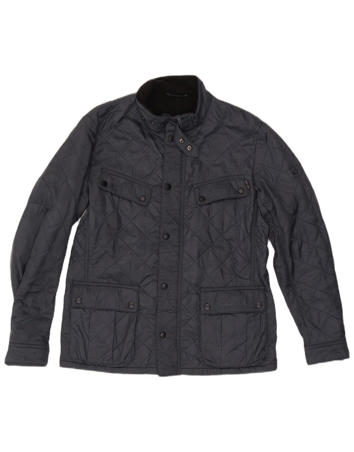Jachetă matlasată pentru bărbați BARBOUR UK 40 mare, albastru, poliamidă