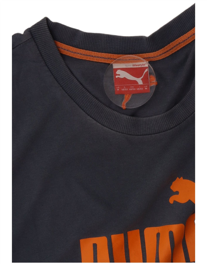 Tricou grafic Puma pentru bărbați Top Mediu Bleumarin