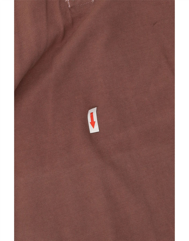 Tricou polo Puma pentru bărbați, bumbac maro mare