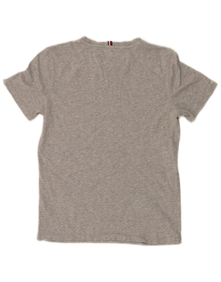 Tricou cu grafic normal pentru băieți Tommy Hilfiger Top 11-12 ani, gri