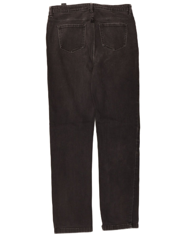 Blugi drepti pentru femei Marks & Spencer UK 14 Large W32 L31 Bumbac negru