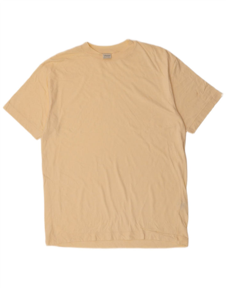 Tricou pentru bărbați BENETTON Top Mediu Bej Bumbac