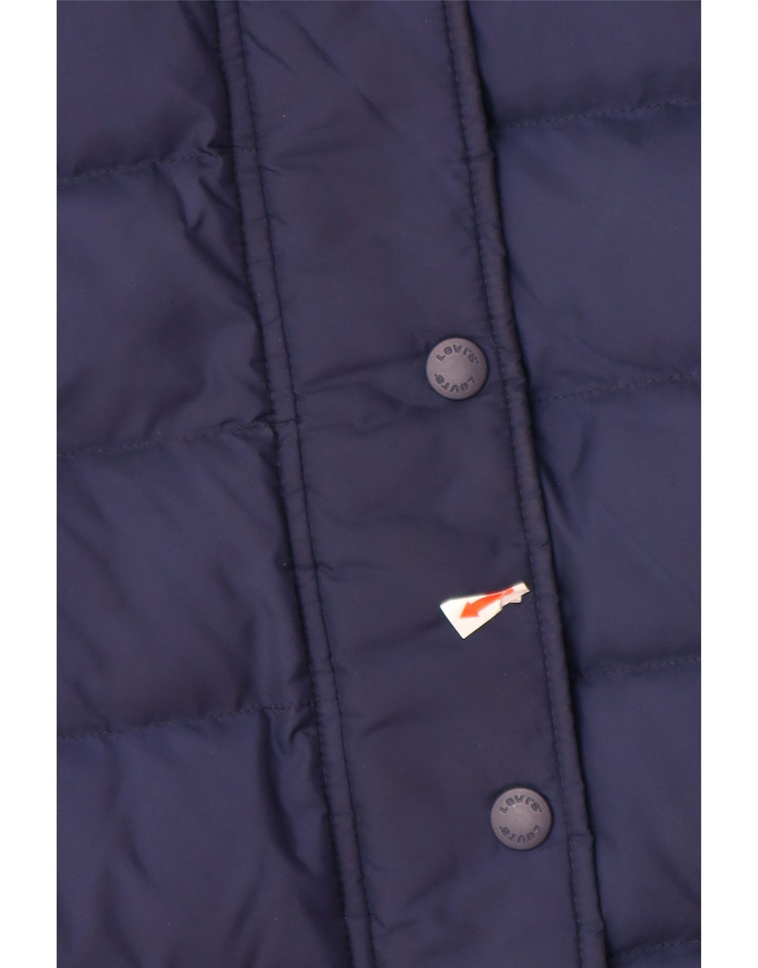 Jachetă căptușită cu glugă supradimensionată pentru femei LEVI'S UK 10 Mic bleumarin