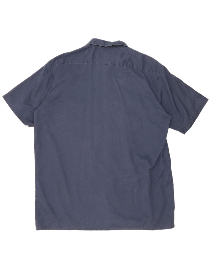 Cămașă cu mânecă scurtă pentru bărbați DICKIES, 2XL, poliester bleumarin
