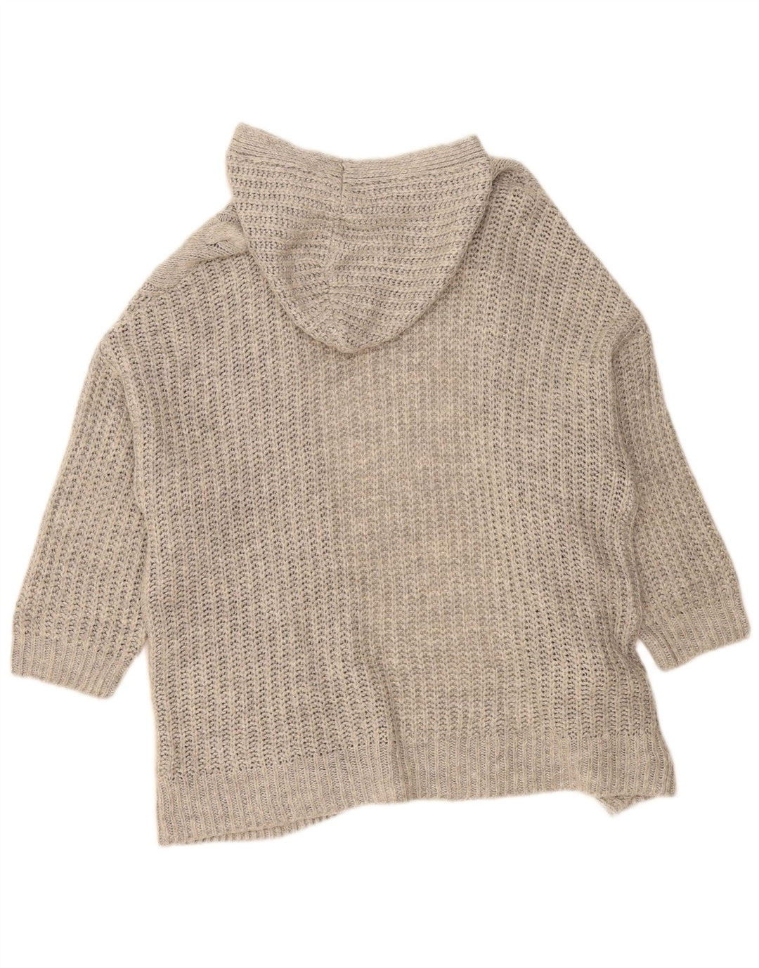 Pulover cardigan deschis cu glugă pentru femei Marks & Spencer UK 14 gri mediu