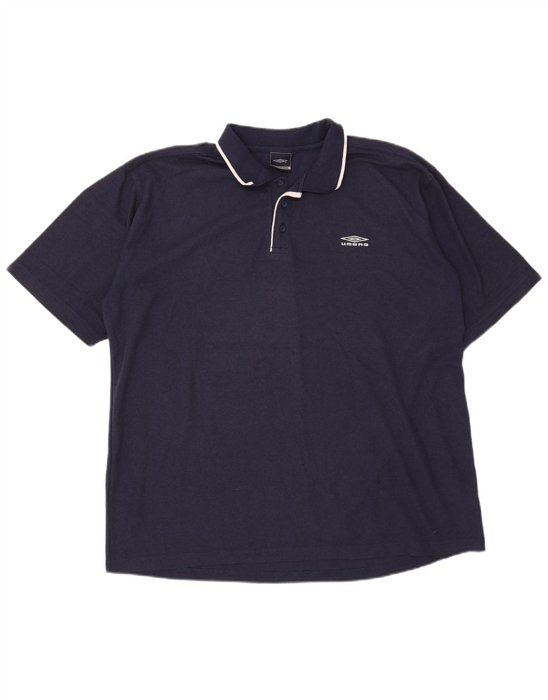 Cămașă polo pentru bărbați Umbro 2XL poliester bleumarin