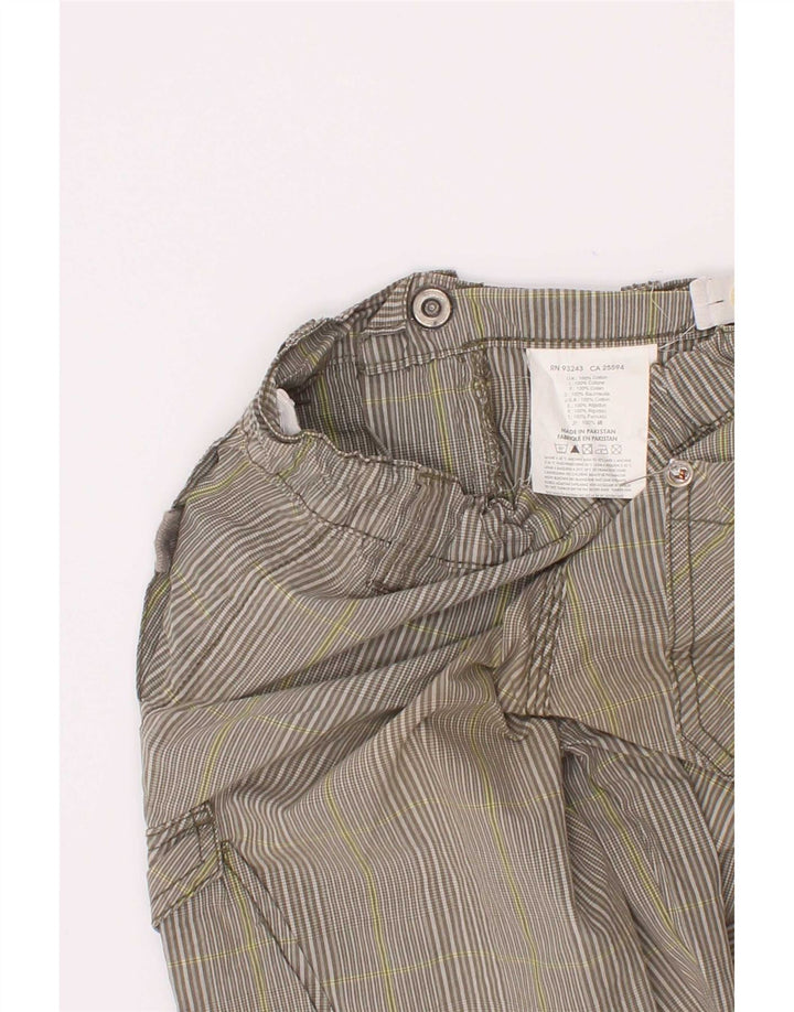 Pantaloni scurți cargo Diesel pentru băieți 3-4 ani W22 bumbac cu dungi gri