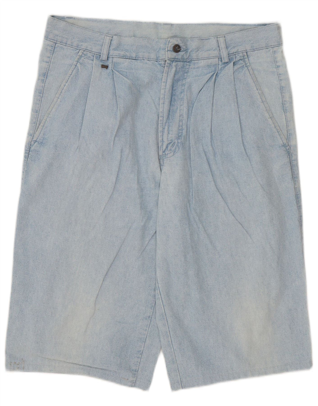 Pantaloni scurți din denim cu fixare pentru bărbați Carrera W32 Medium Blue