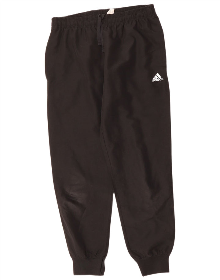 Pantaloni de trening ADIDAS pentru bărbați Joggeri poliester mediu negru