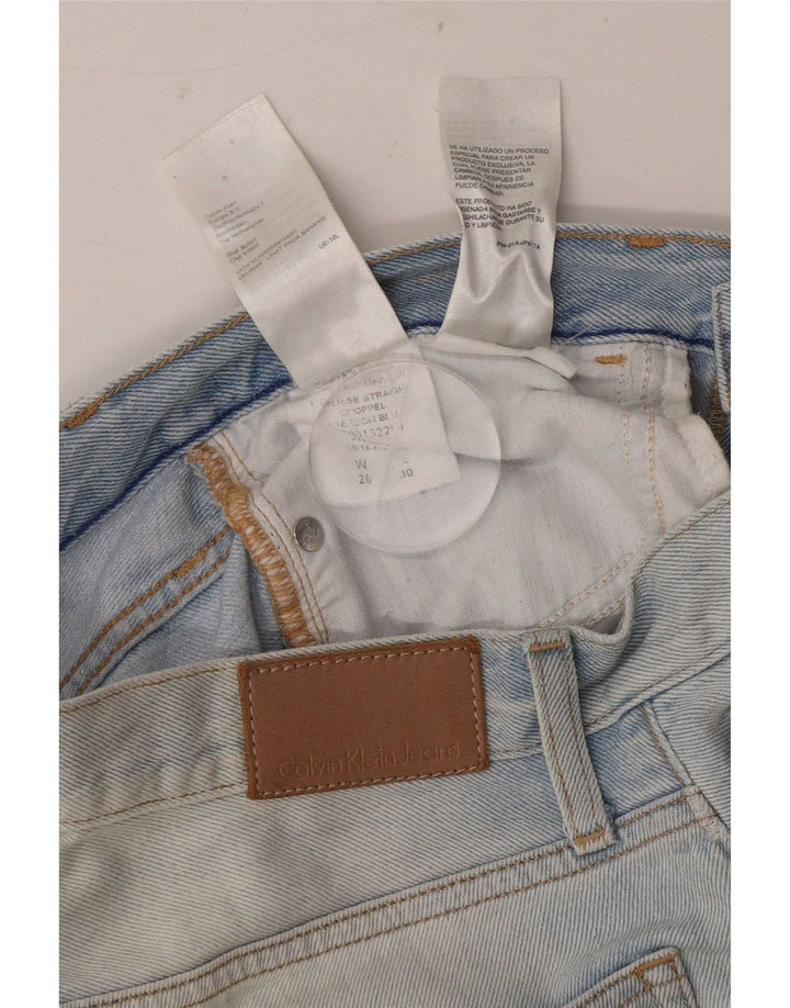 Blugi drepti Calvin Klein pentru femei W28 L25 Bumbac albastru