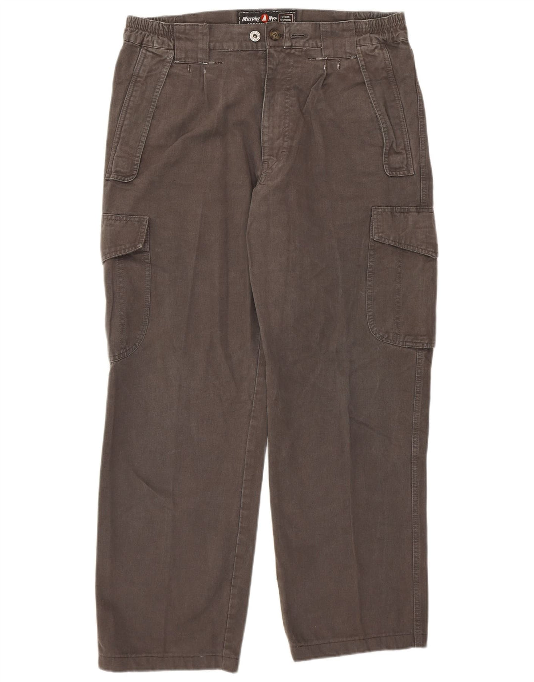 Pantaloni cargo drepti pentru bărbați Murphy & Nye L33 L28 bumbac gri