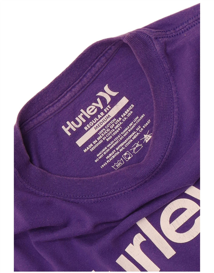 Tricou grafic Harley pentru bărbați, cu croială normală, top din bumbac violet mediu