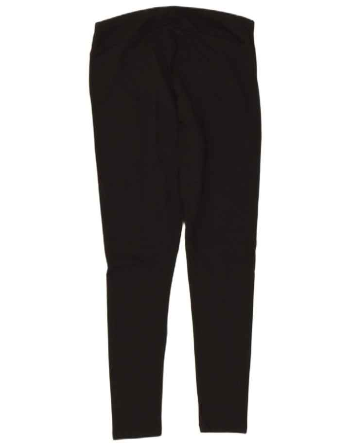 Leggings crop Puma pentru femei UK 12, bumbac mediu negru