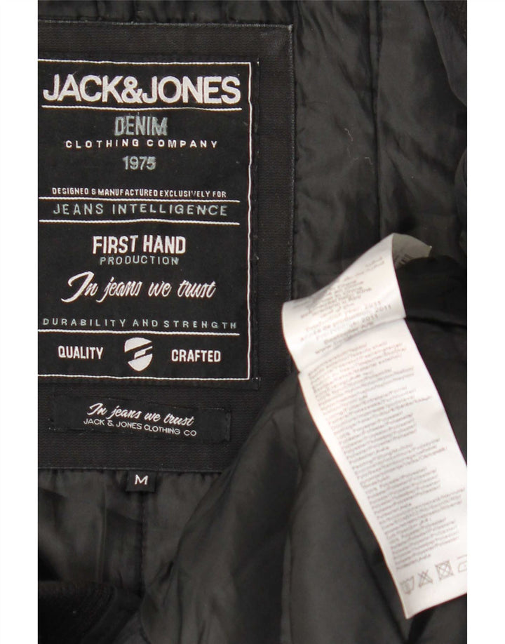 Jack & Jones Bomber Jacket pentru bărbați UK 38 Medium Black Poliester