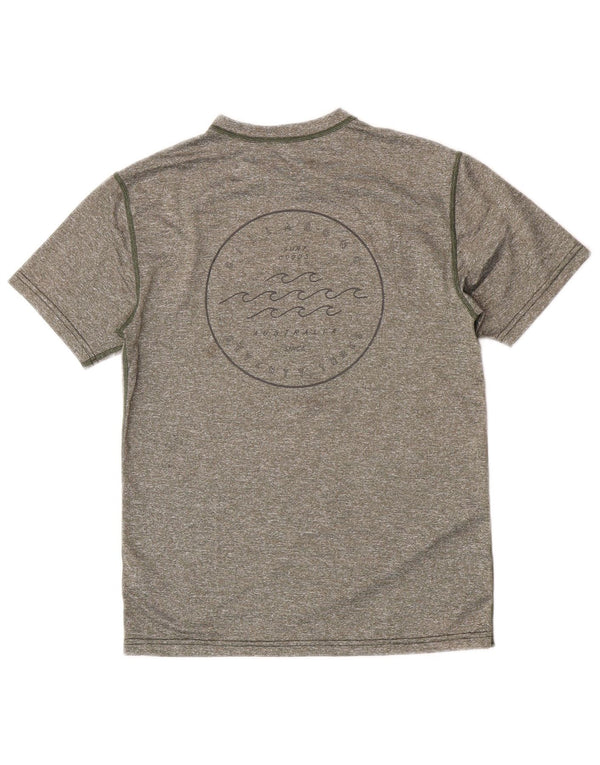 Tricou Billabong pentru femei, cu croiala lejeră Top UK 10 Small Kaki Flecked Polyester