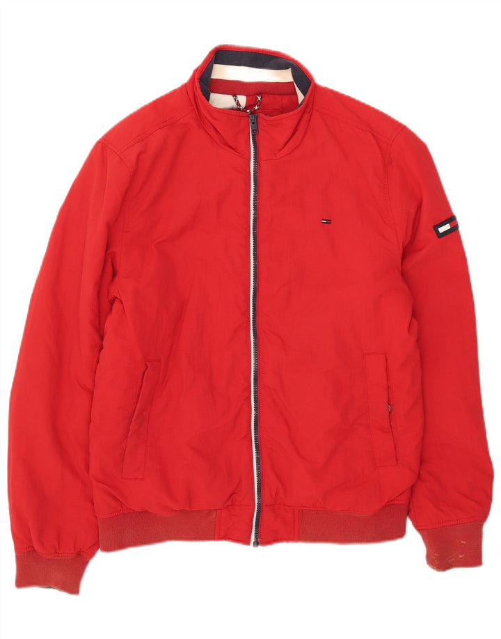 Jachetă bomber pentru bărbați Tommy Hilfiger UK 36 Poliamidă roșie mică