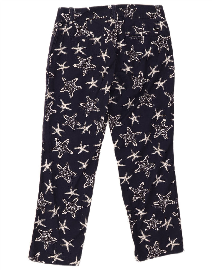 VINEYARD VINES Pantaloni tăiați pentru femei US 4 Small W28 L25 Bleumarin