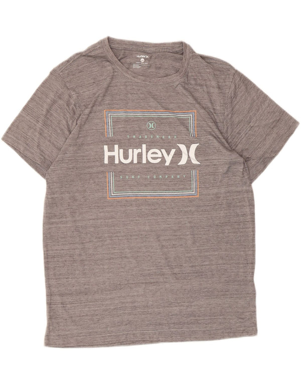 Tricou grafic pentru bărbați Hurley Top Medium Gri Poliester