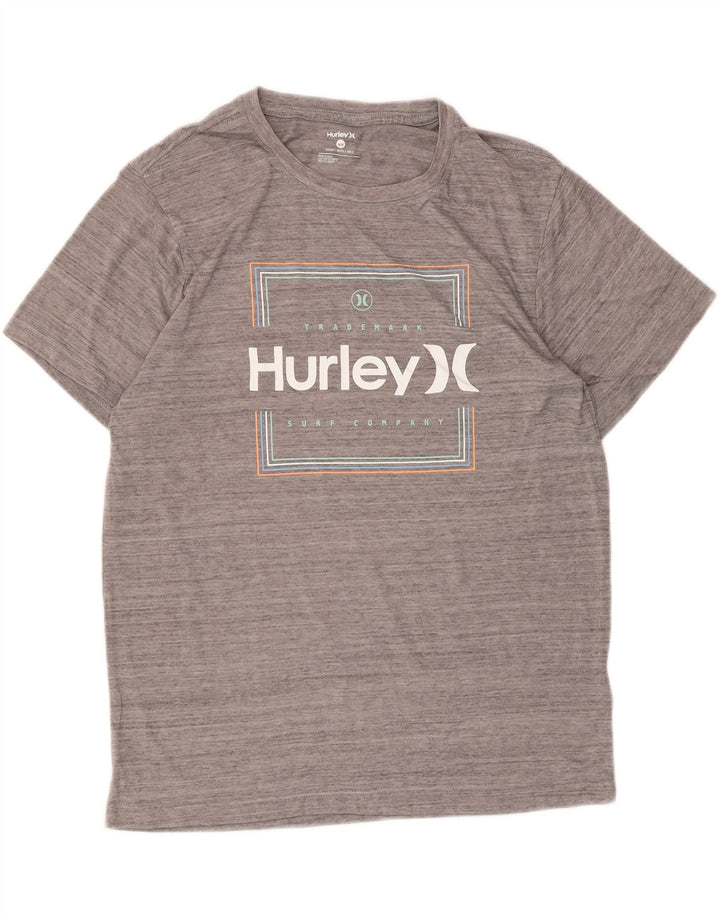 Tricou grafic pentru bărbați Hurley Top Medium Gri Poliester