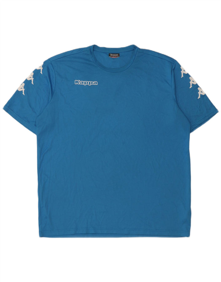 Tricou grafic pentru bărbați Kappa Top 3XL poliester albastru