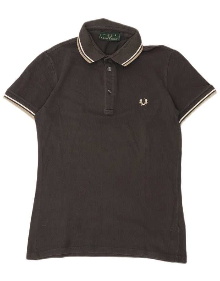 Cămașă polo Fred Perry pentru bărbați, bumbac gri mic