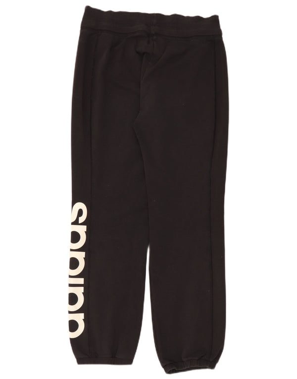Pantaloni de trening cu grafic pentru femei Adidas Pantaloni de jogging UK 12/14 Medium Black