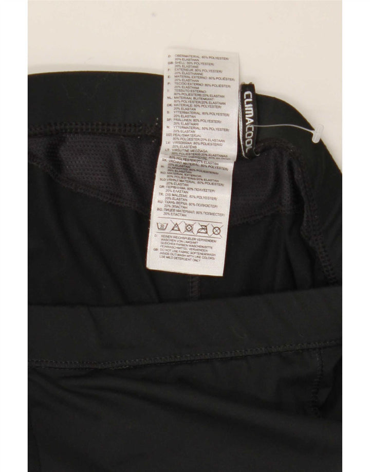 Leggings Adidas Climacool Capri pentru femei UK 10 Poliester negru mic
