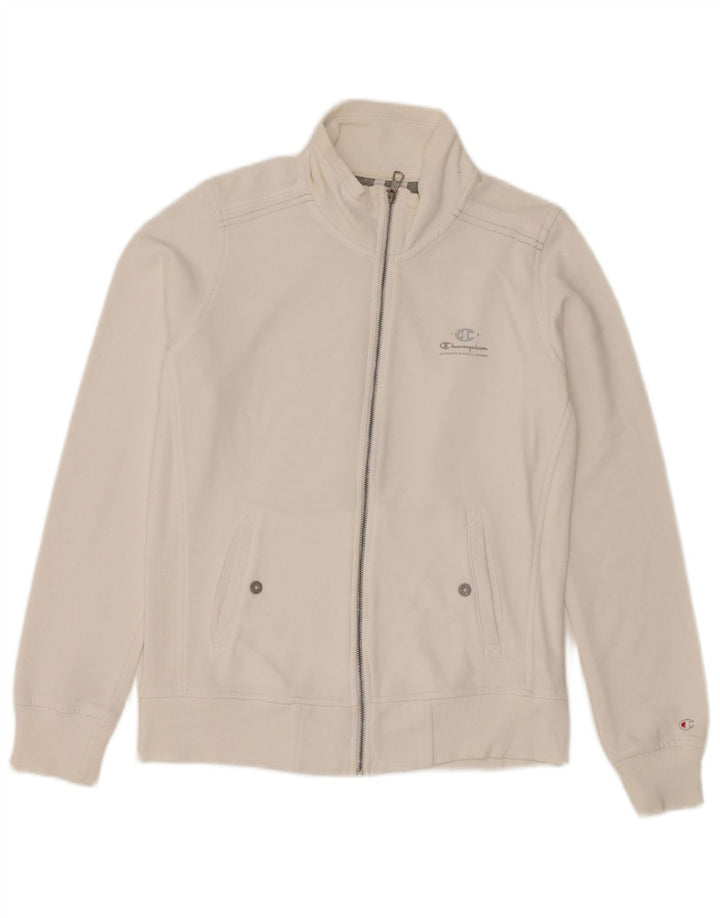 Jachetă de trening Champion Heritage Classics pentru femei UK 14 Medium White