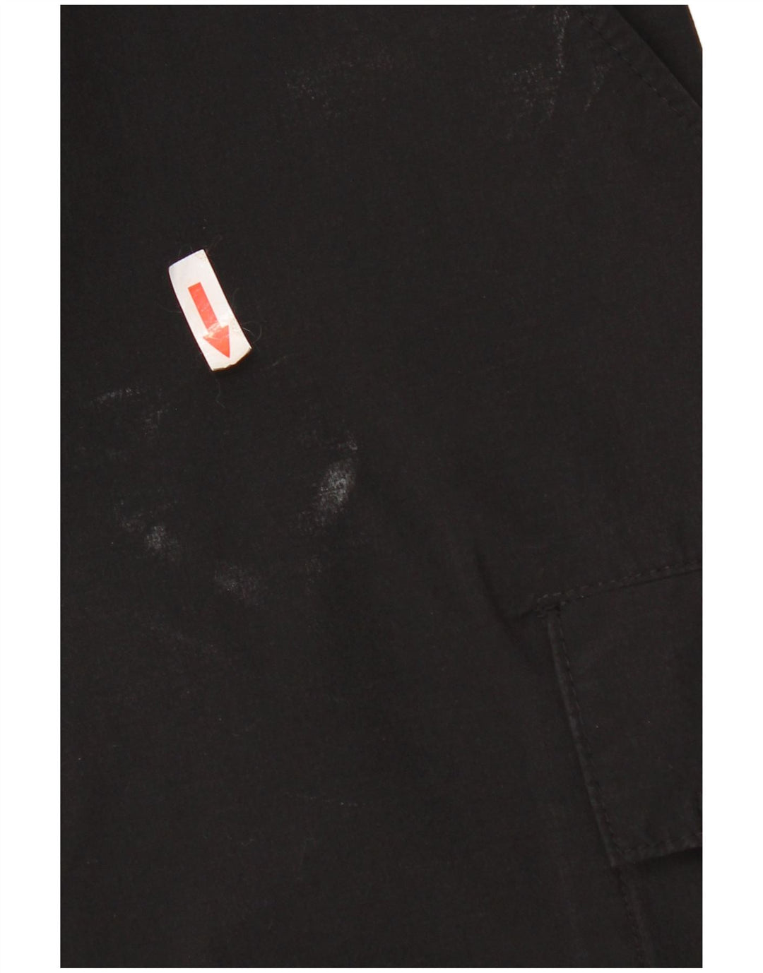 Pantaloni cargo conici tăiați pentru bărbați Zara Mediu L32 L24 Negri