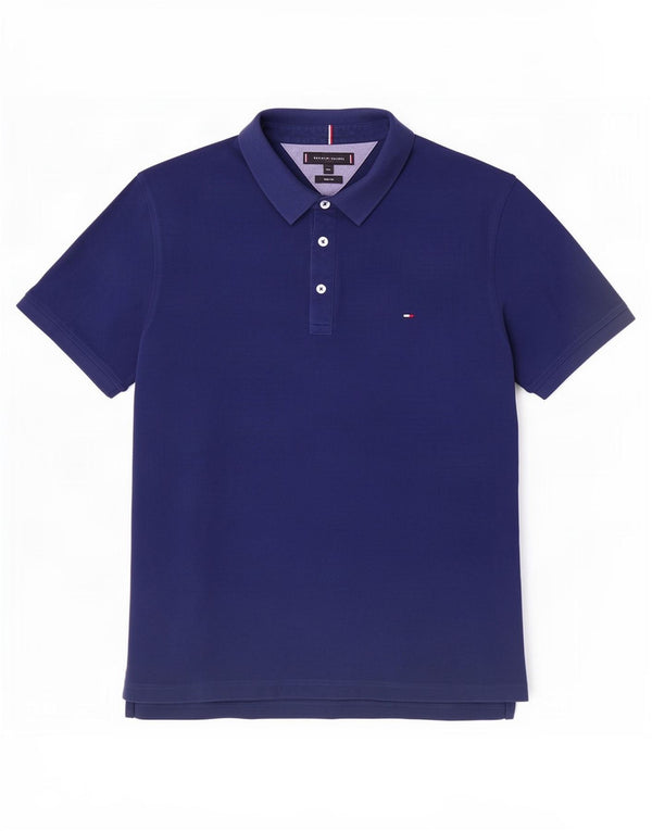 Cămașă polo Tommy Hilfiger pentru bărbați, 2XL, bleumarin, bumbac
