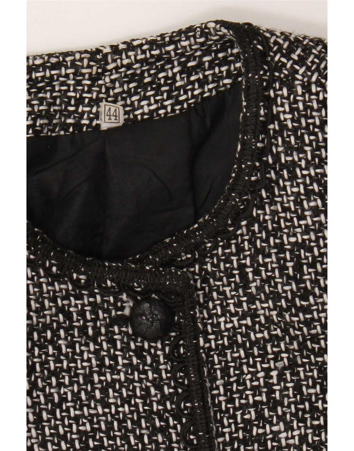 Jachetă vintage pentru femei cu 5 nasturi IT 44 Medium Black