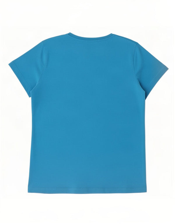 Tricou grafic pentru femei Nike Slim Fit Top UK 18 XL Bumbac albastru