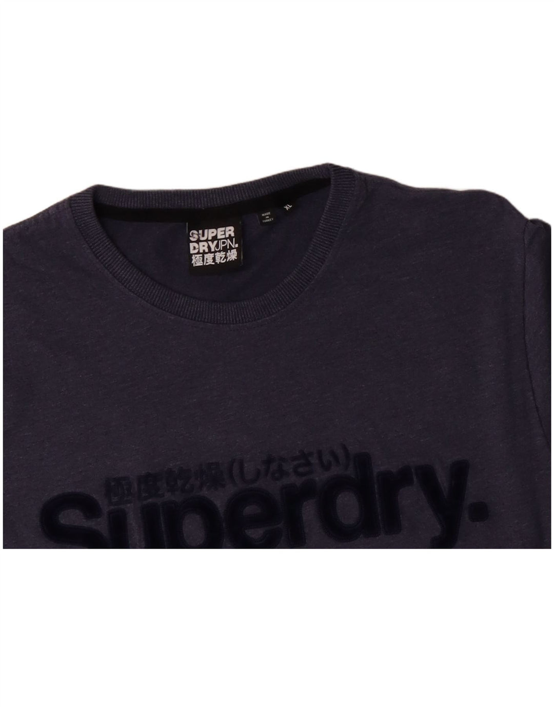 Tricou grafic pentru bărbați SUPERDRY Top XL Bumbac albastru