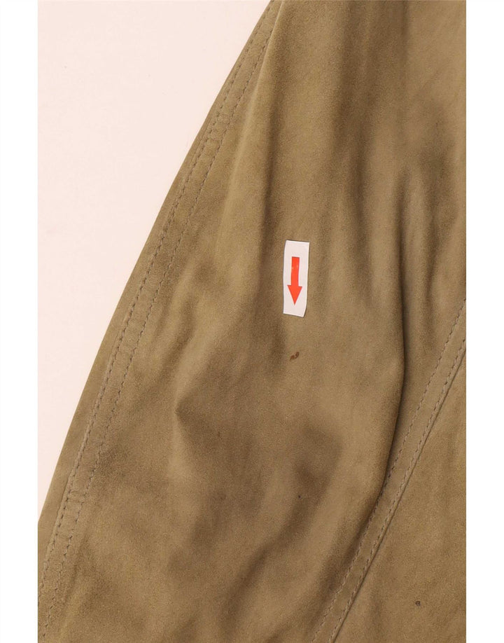 Jachetă Bomber din piele intoarsa pentru barbati Scout UK 40 Large Green