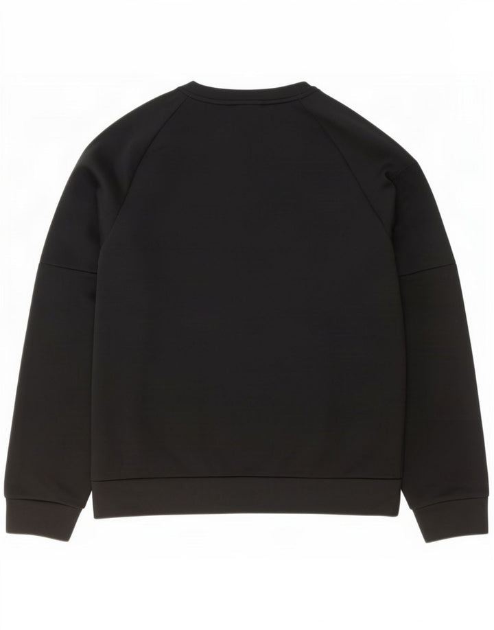 Pulover Nike Therma-Fit pentru bărbați, poliester mediu negru