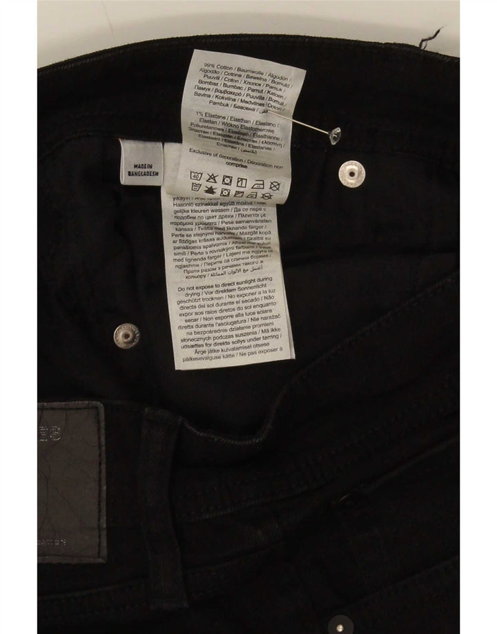 Pantaloni scurți din denim Jack & Jones pentru bărbați, mari W34, negru
