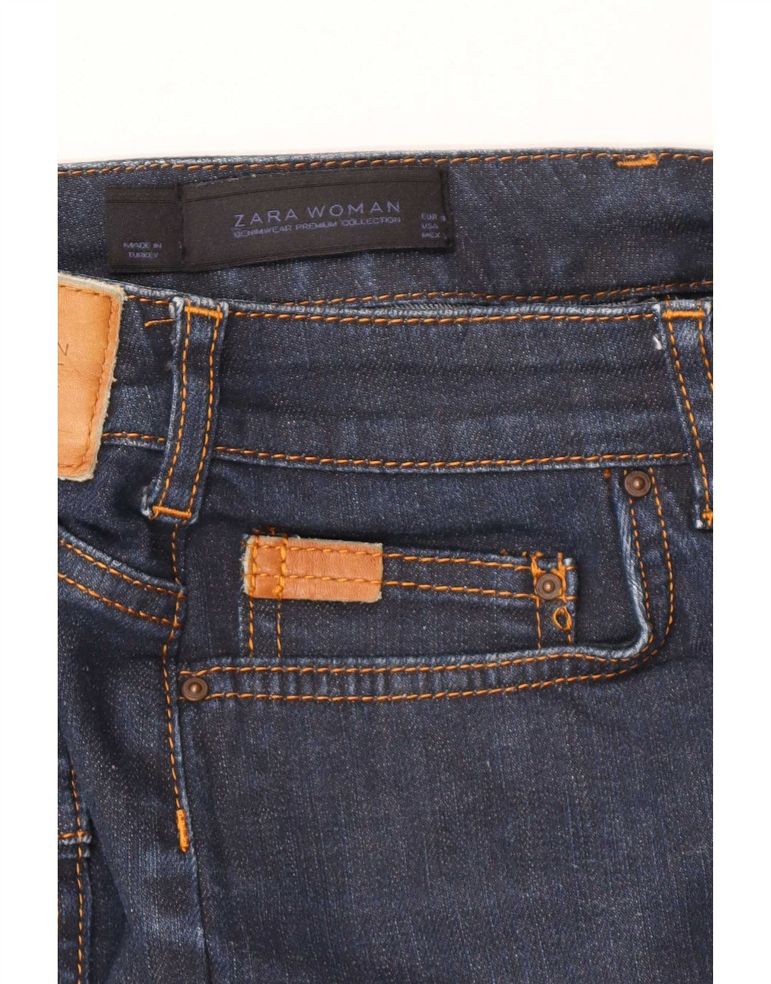 Fusta Denim Zara Femei EU 40 Medium W30 Bleumarin