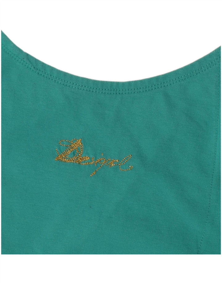 Rochie A-Line Desigual pentru femei UK 14 Medium Turcoaz Paisley