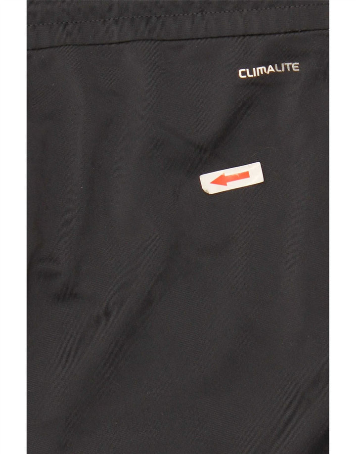 Pantaloni de trening Adidas Climalite pentru femei UK 12 Medium Gri Poliester