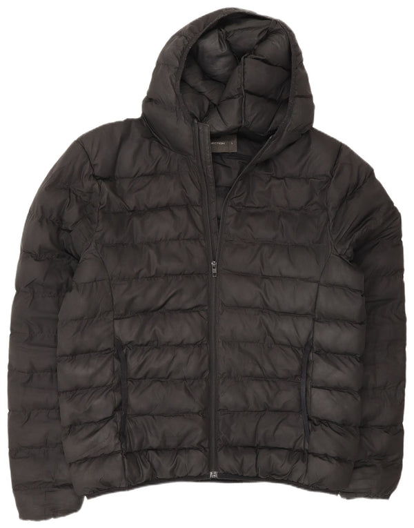 Jachetă căptușită cu glugă pentru bărbați French Connection UK 40 Large Black