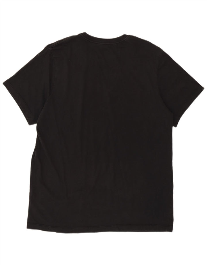 Tricou grafic Nike pentru bărbați Top mare din bumbac negru