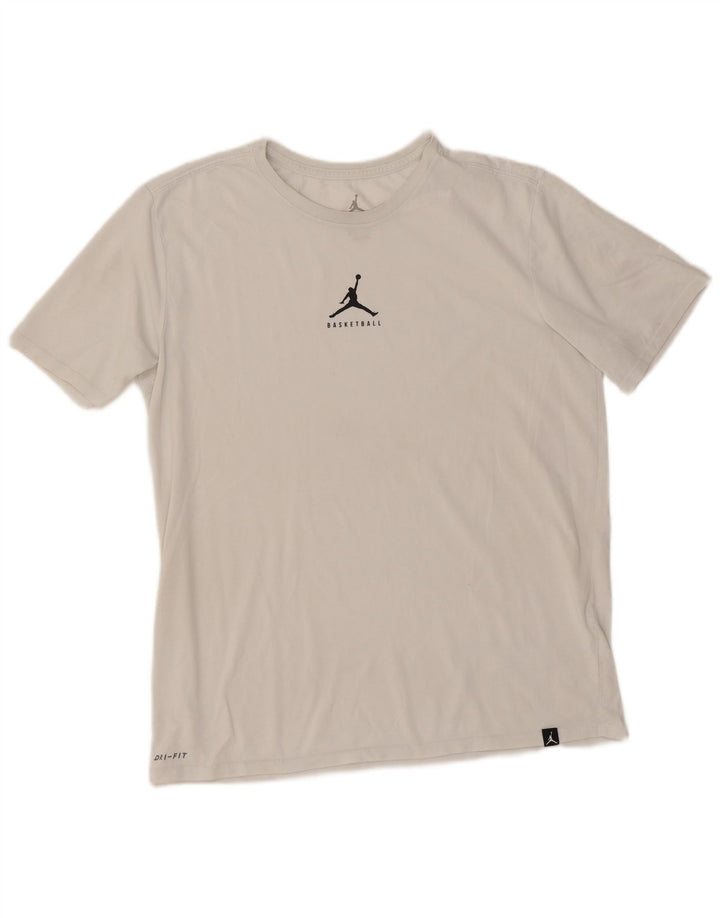 Tricou Jordan Dri Fit pentru bărbați Top mare alb