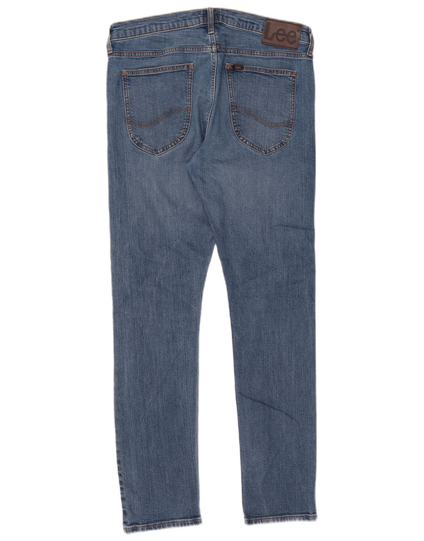 Blugi Lee Luke Tapered Slim W34 L32 Bumbac albastru
