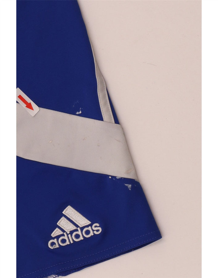 Pantaloni scurți sport pentru bărbați Adidas XL, albastru, poliester color bloc