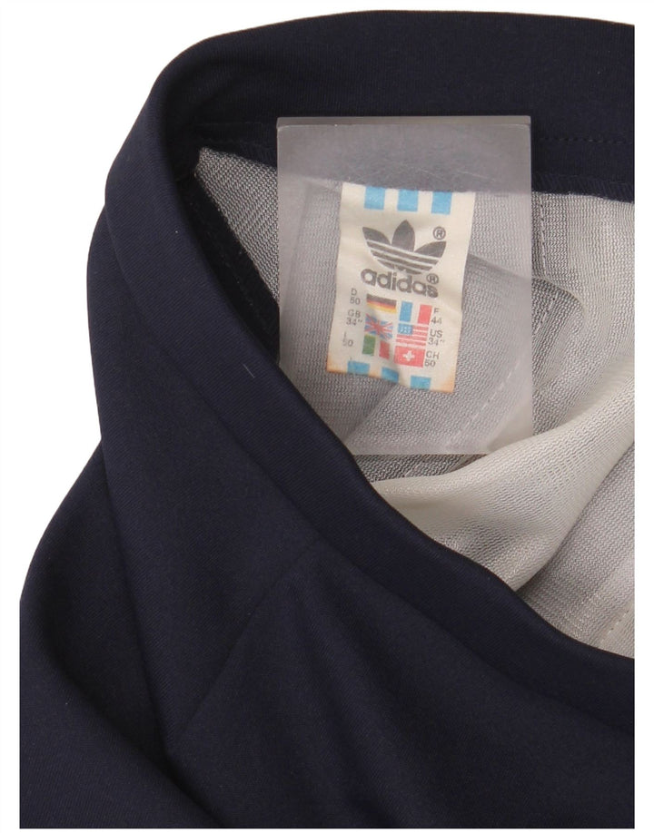 Pantaloni scurți sport pentru bărbați Adidas, mari, albastru, poliester