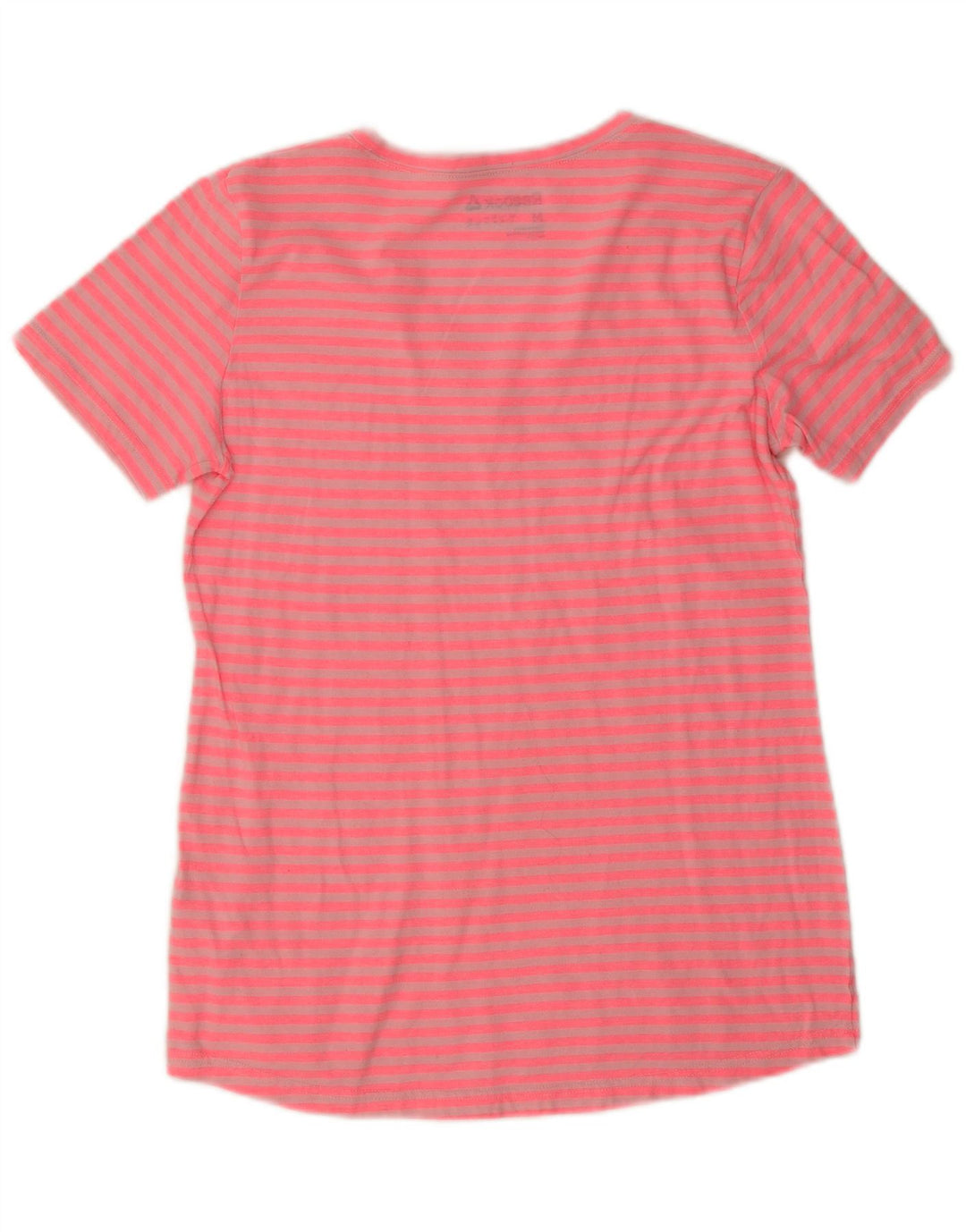 Tricou pentru femei Reebok Top UK 12 Medium Pink Striped Poliester
