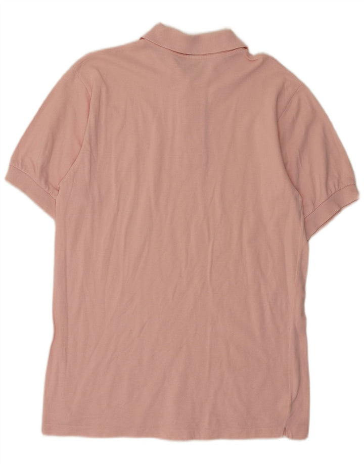 Tricou polo pentru bărbați Diadora, bumbac roz mediu