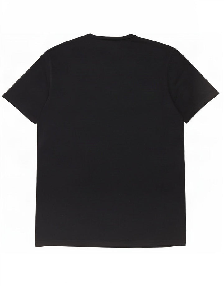 Tricou pentru bărbați Hugo Boss Top Mediu Negru