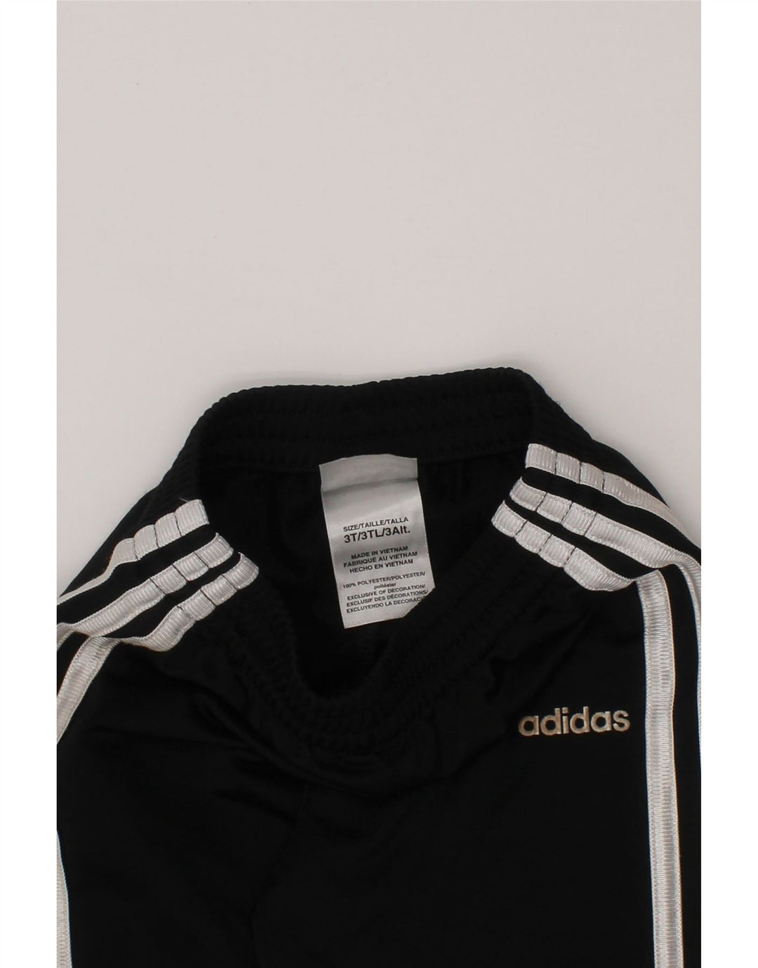 Pantaloni de trening Adidas baieti 2-3 ani poliester negru